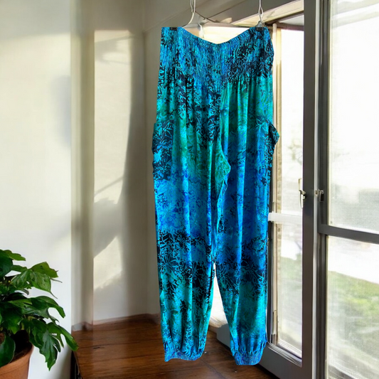 Elastic Waist Boho Pants