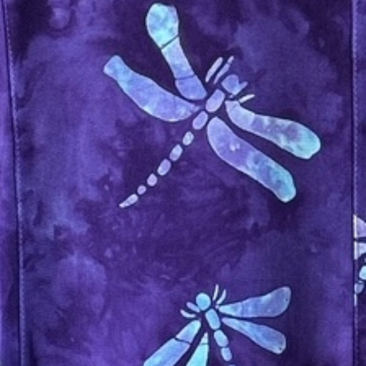 Short Tank Dress Purple Dragonfly Print