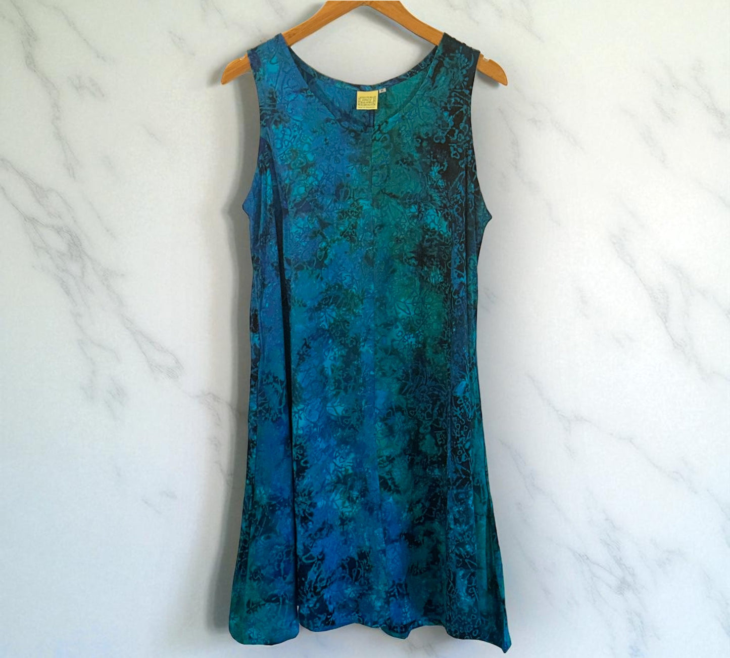 Short Tank Dress Wild River Blue